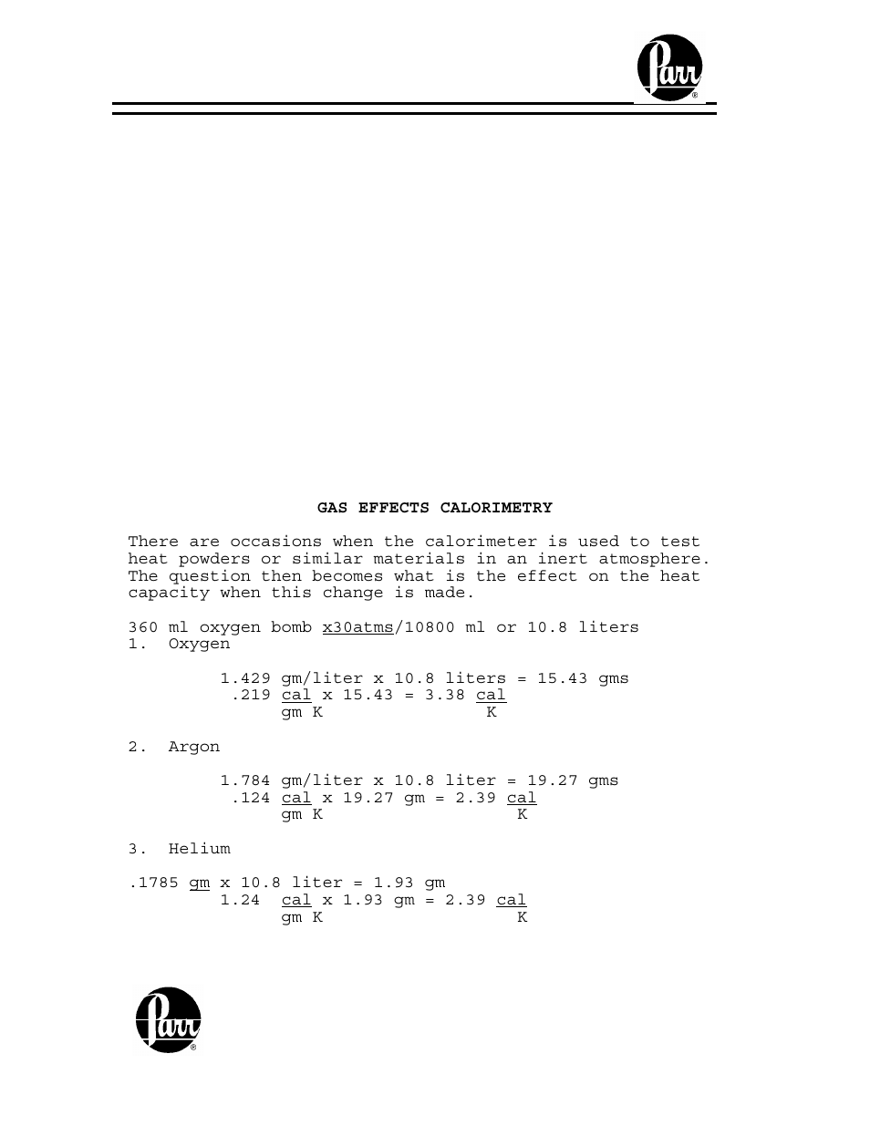 Parr Instrument 1356 User Manual | Page 21 / 41