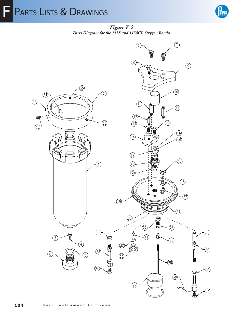 Figure f-2 | Parr Instrument 6300 User Manual | Page 104 / 130