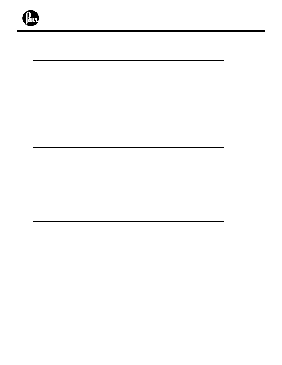 Parr Instrument 6200 User Manual | Page 3 / 94