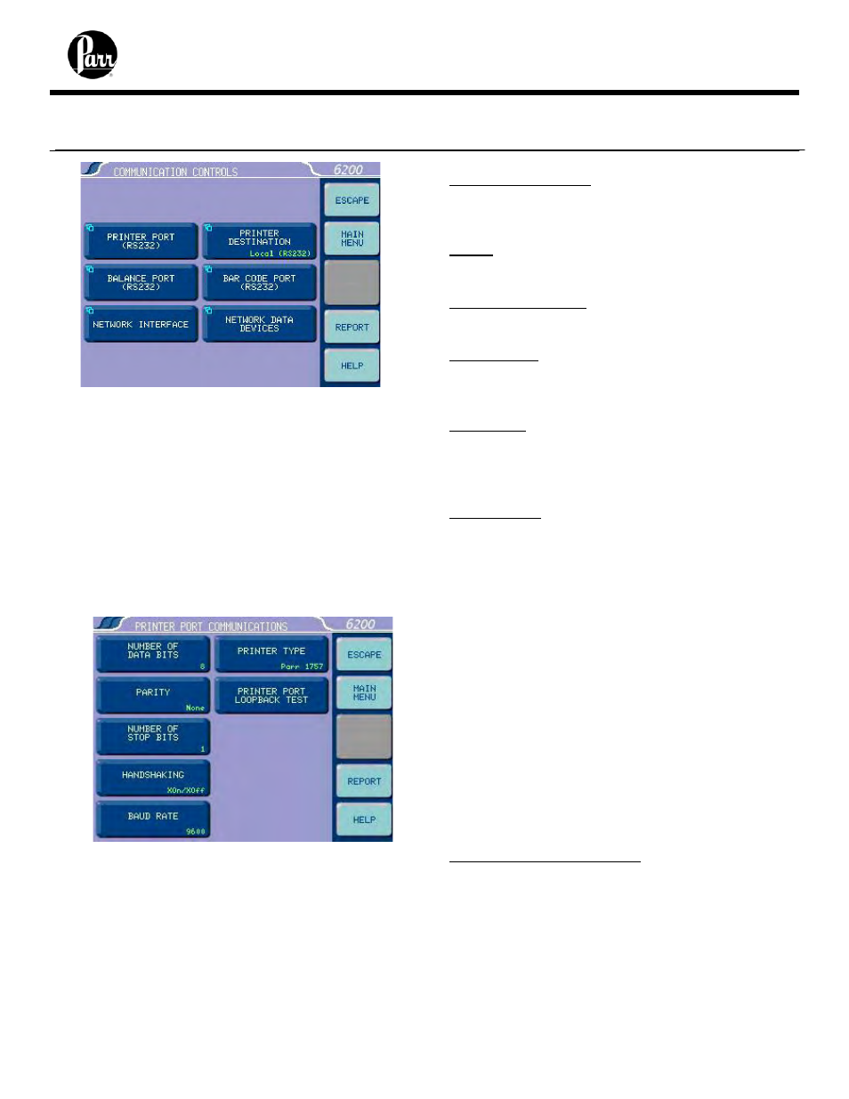 Appendix a | Parr Instrument 6200 User Manual | Page 55 / 94