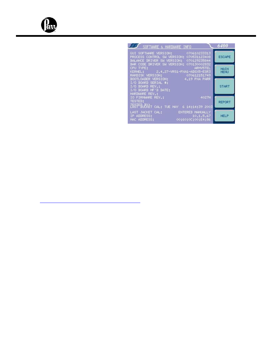 Parr Instrument 6400 User Manual | Page 15 / 103