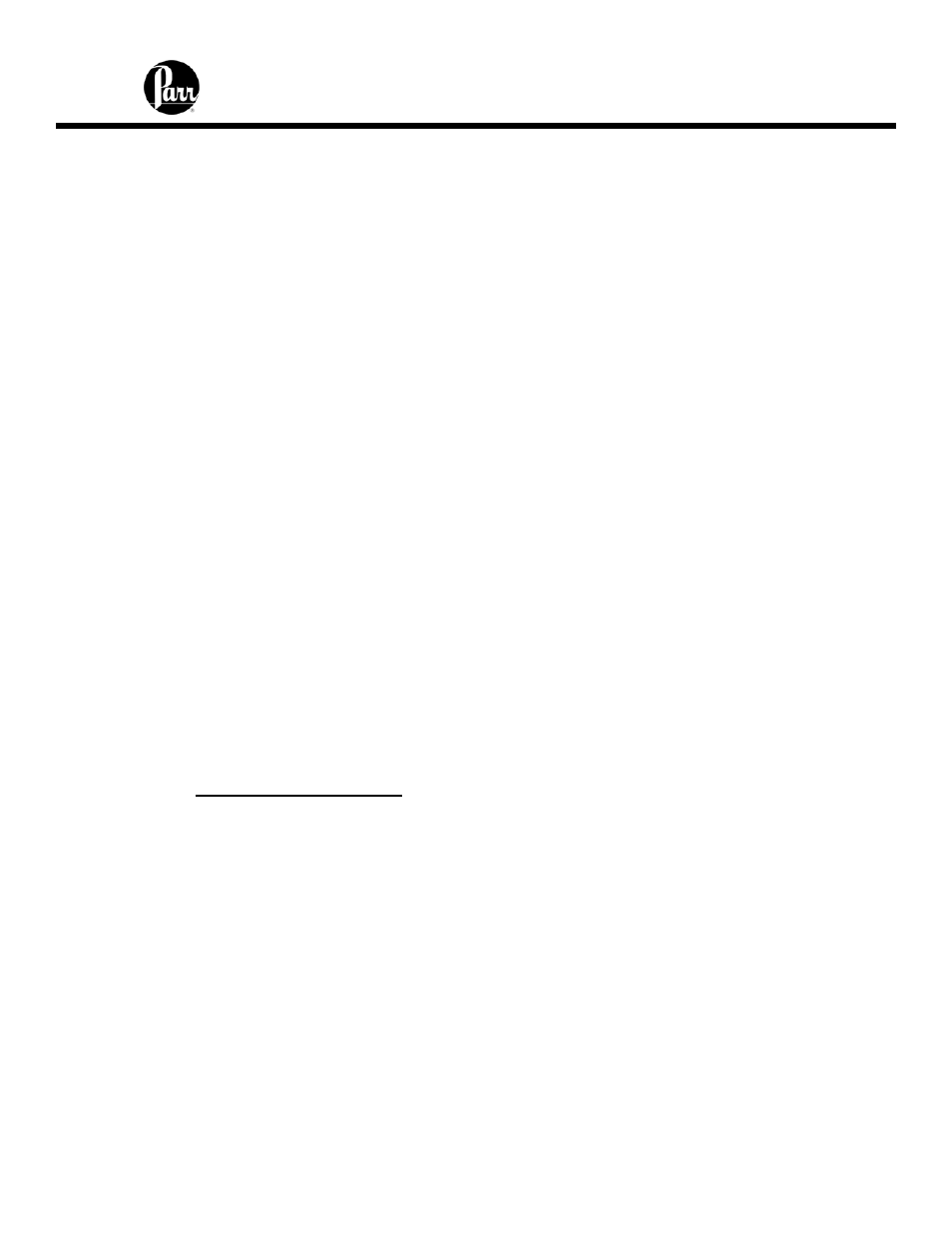 Preface | Parr Instrument 6400 User Manual | Page 4 / 103