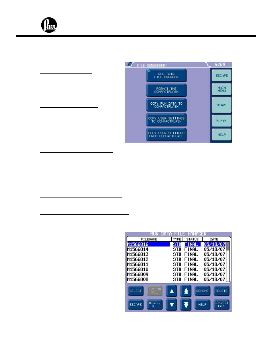 Parr Instrument 6400 User Manual | Page 51 / 103