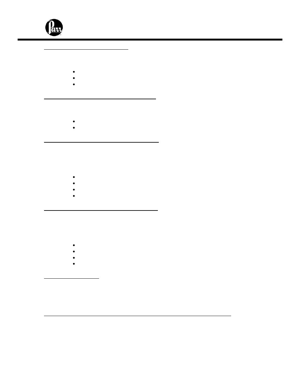 Parr Instrument 6400 User Manual | Page 73 / 103