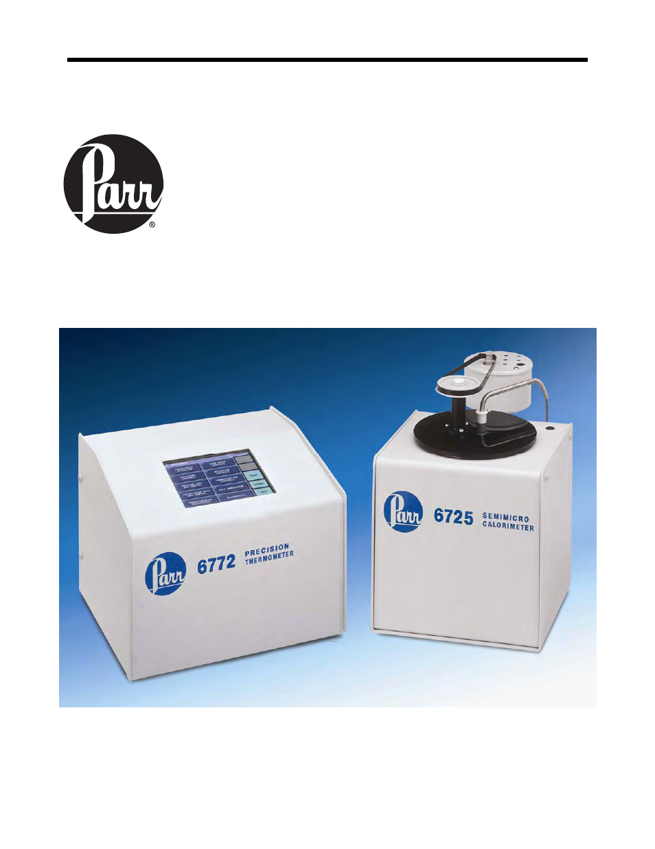 Parr Instrument 6725 User Manual | 76 pages