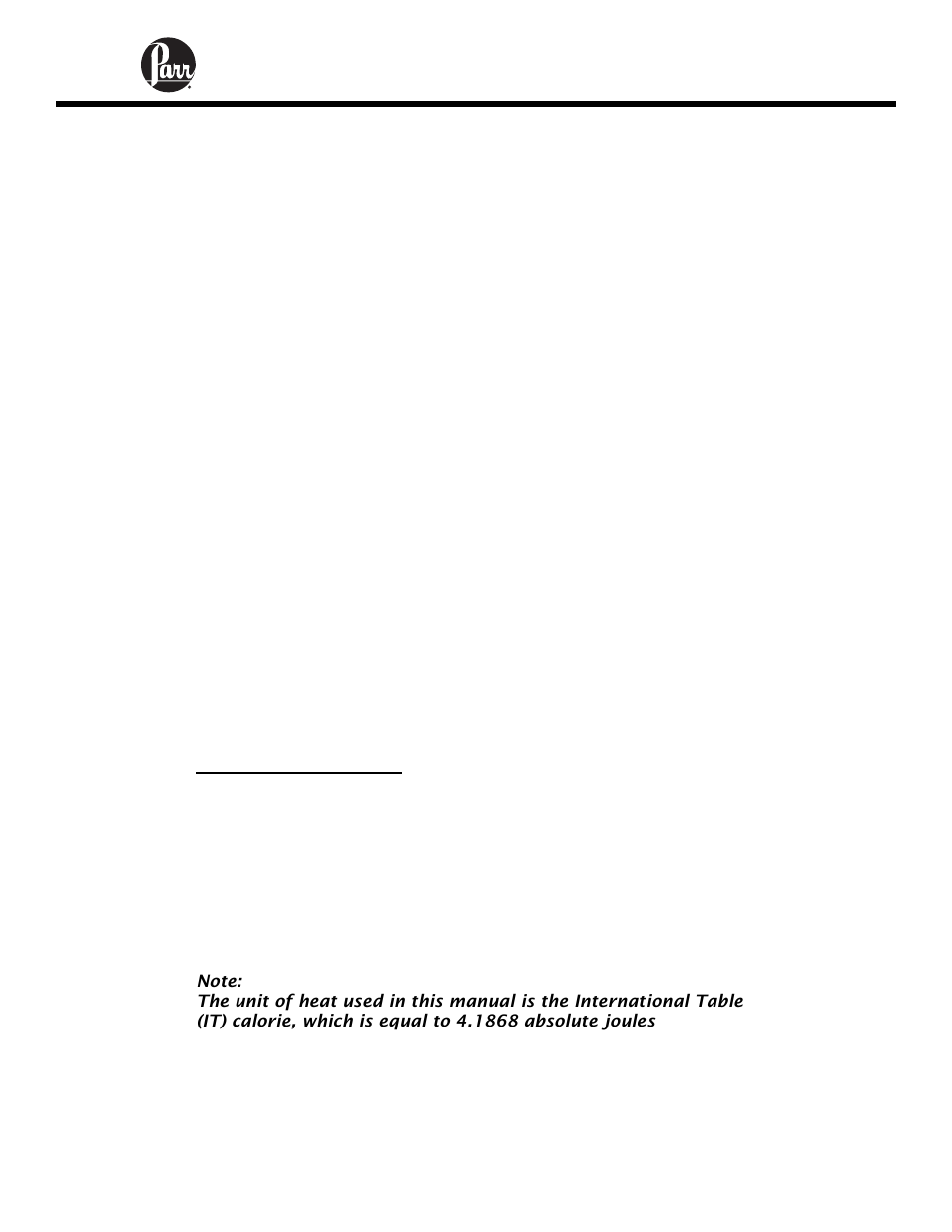 Preface | Parr Instrument 6725 User Manual | Page 4 / 76