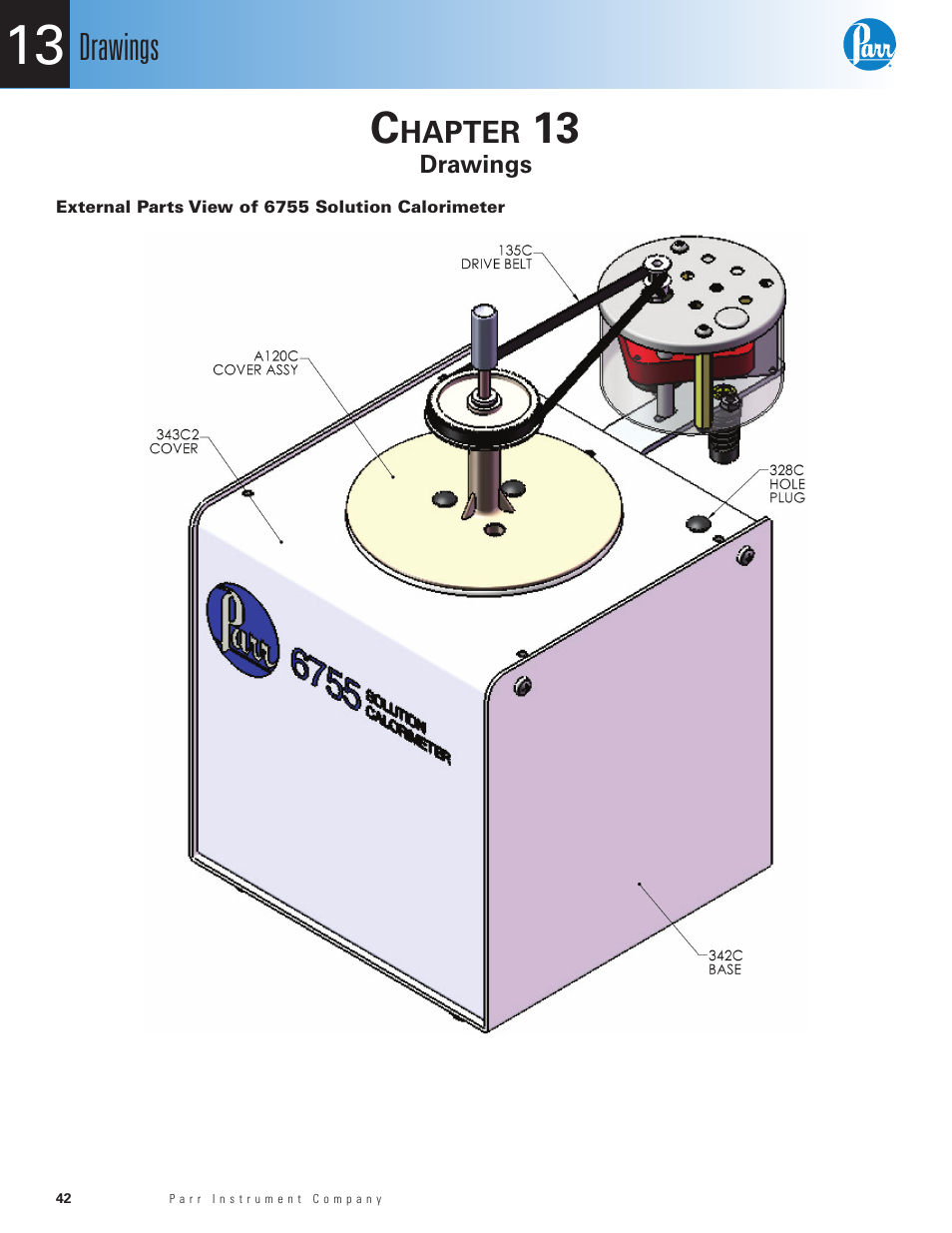 Drawings | Parr Instrument 6755 User Manual | Page 44 / 52