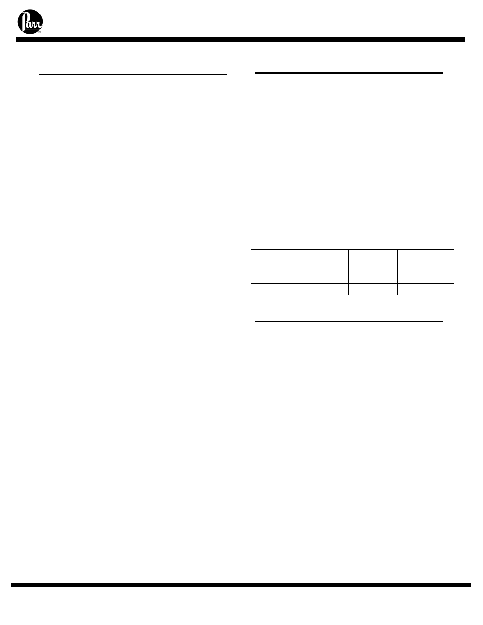 Accessories | Parr Instrument Series 4520 User Manual | Page 16 / 32