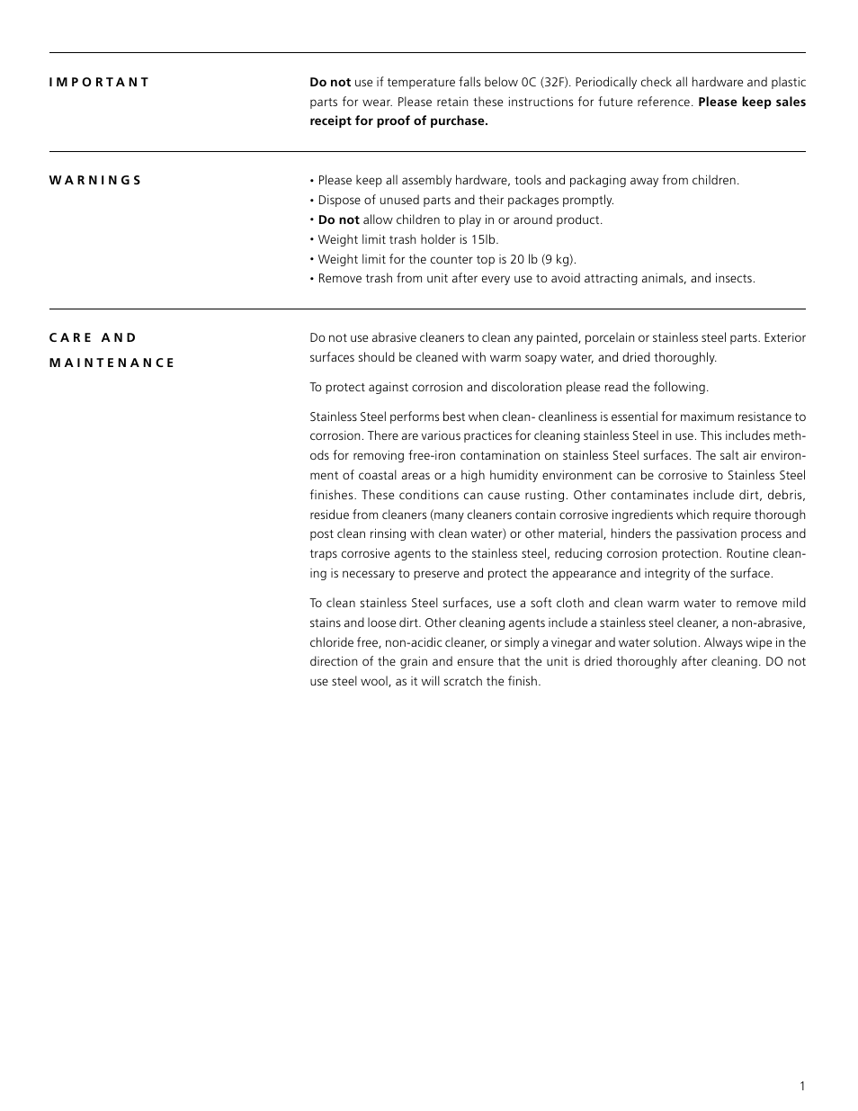 Centro 85-1066-6 (A01001) User Manual | Page 3 / 8