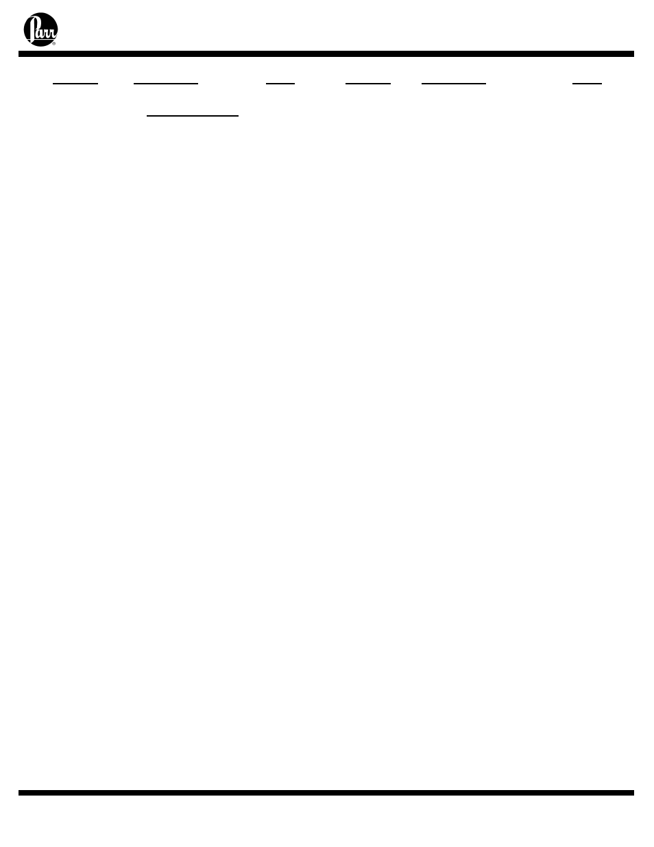 Parr Instrument Series 4570 User Manual | Page 22 / 28