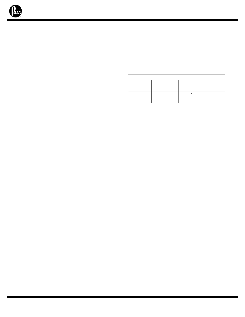 Installation, Pressure and temperature limits | Parr Instrument Series 4570 User Manual | Page 6 / 28