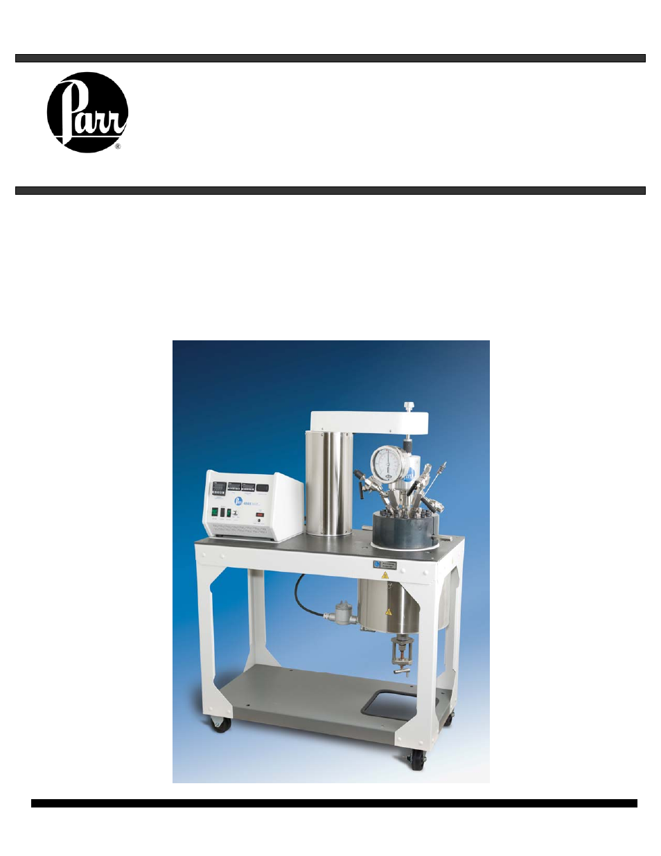 Parr Instrument Series 4580 User Manual | 28 pages