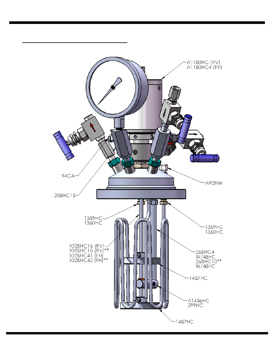 4580 head assembly rotated view, Parts lists (continued) | Parr Instrument Series 4580 User Manual | Page 26 / 28