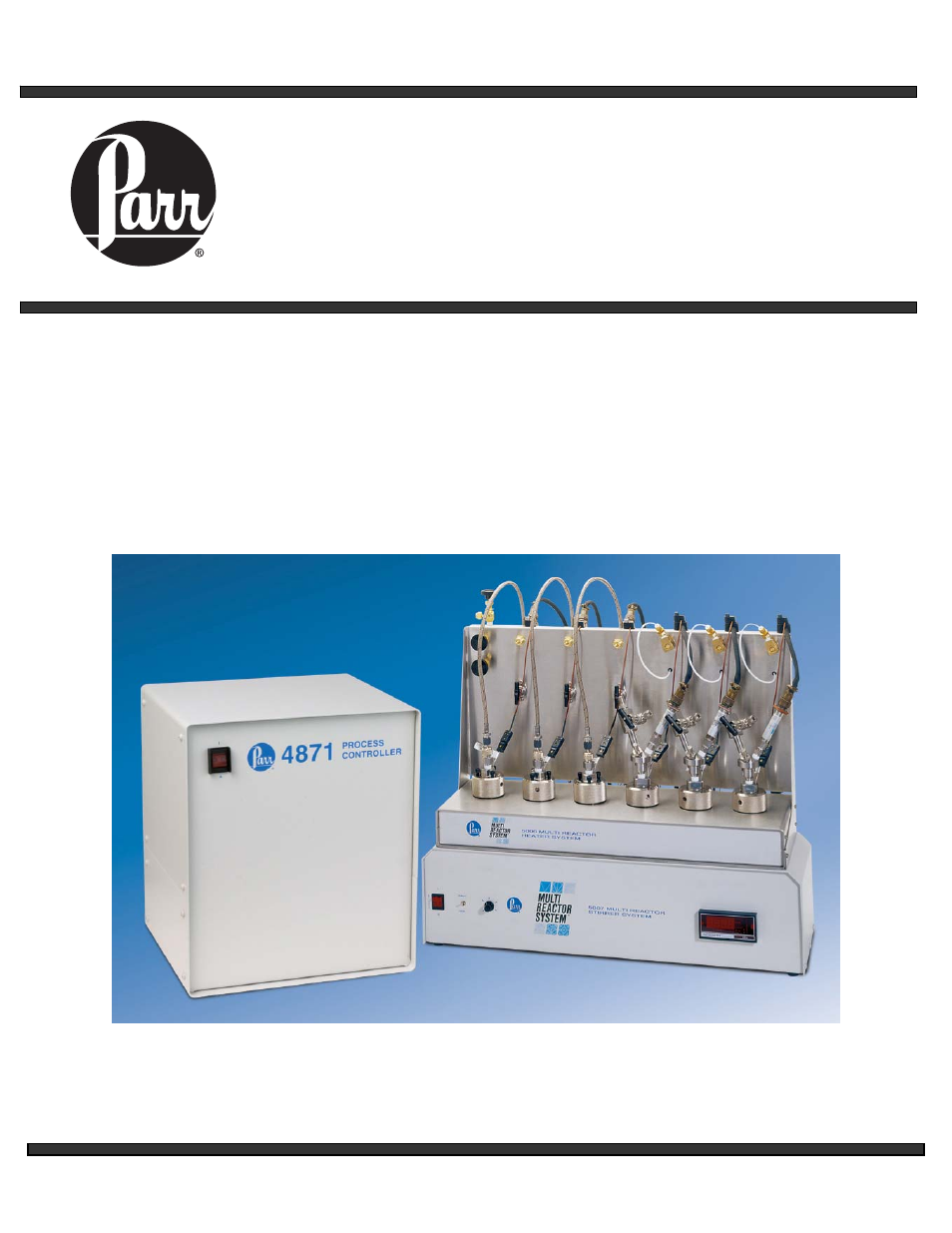 Parr Instrument Series 5000 User Manual | 20 pages