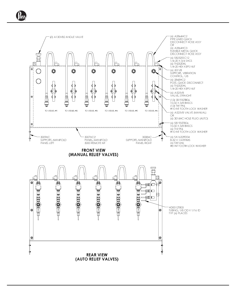 Diagrams (continued) | Parr Instrument Series 5000 User Manual | Page 16 / 20