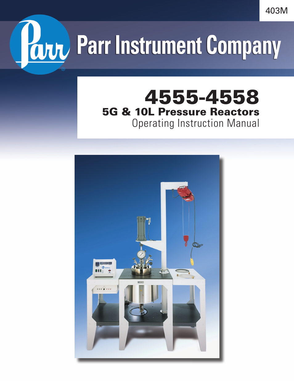 Parr Instrument Series 4558 User Manual | 48 pages