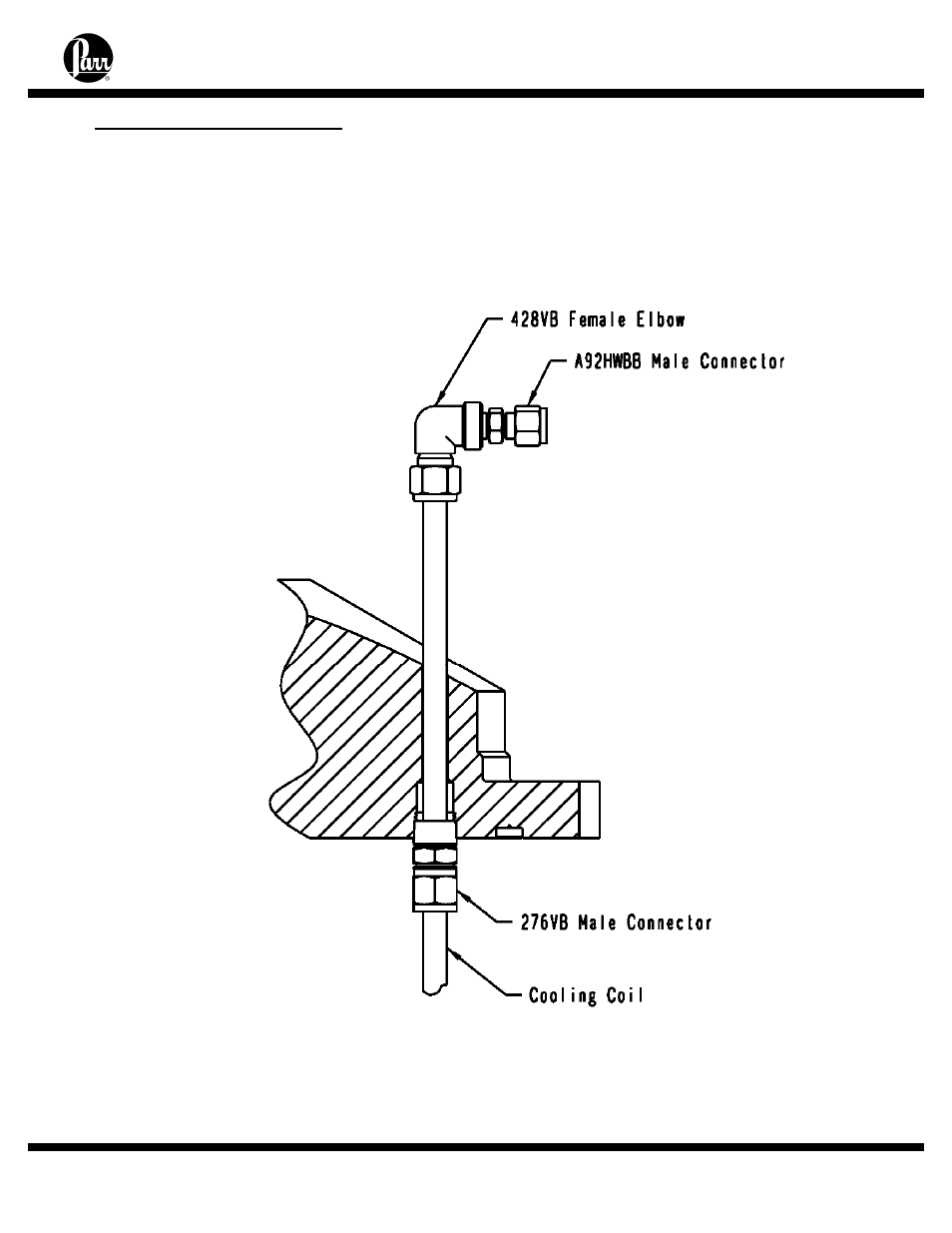 Cooling coils & fittings | Parr Instrument Series 4558 User Manual | Page 30 / 48