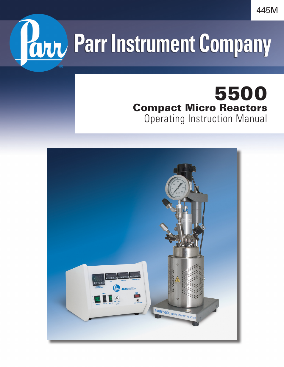 Parr Instrument Series 5500 User Manual | 20 pages
