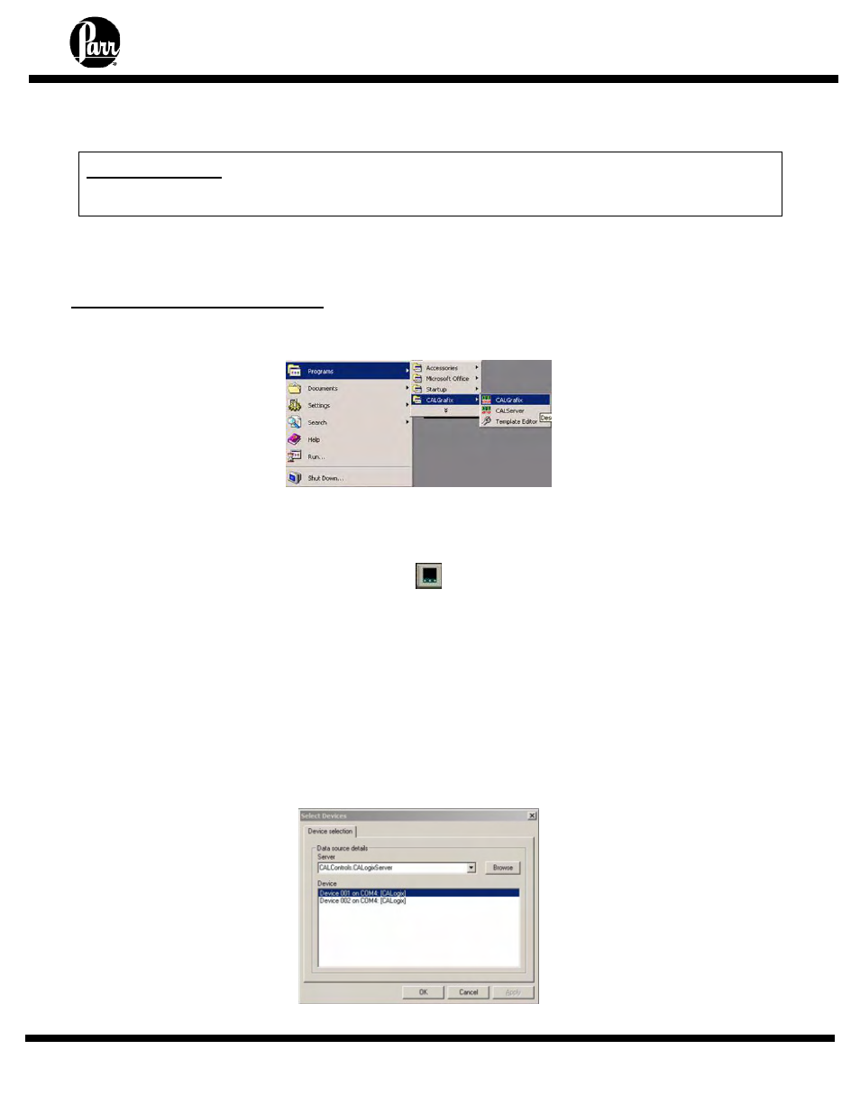 Operation of the 4857 process controller | Parr Instrument 4857 User Manual | Page 13 / 38