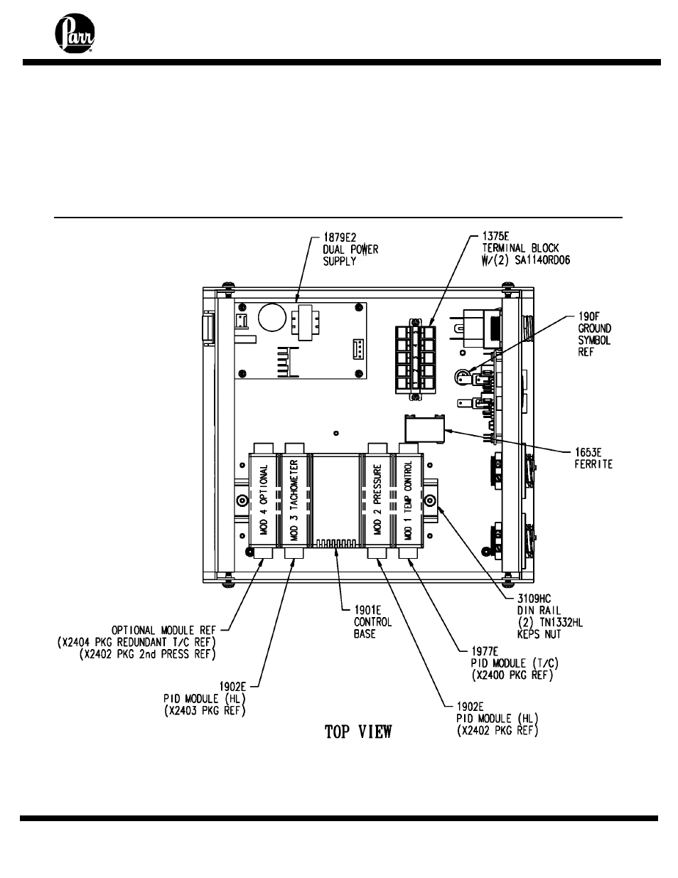 Controller and circuit diagrams | Parr Instrument 4857 User Manual | Page 32 / 38