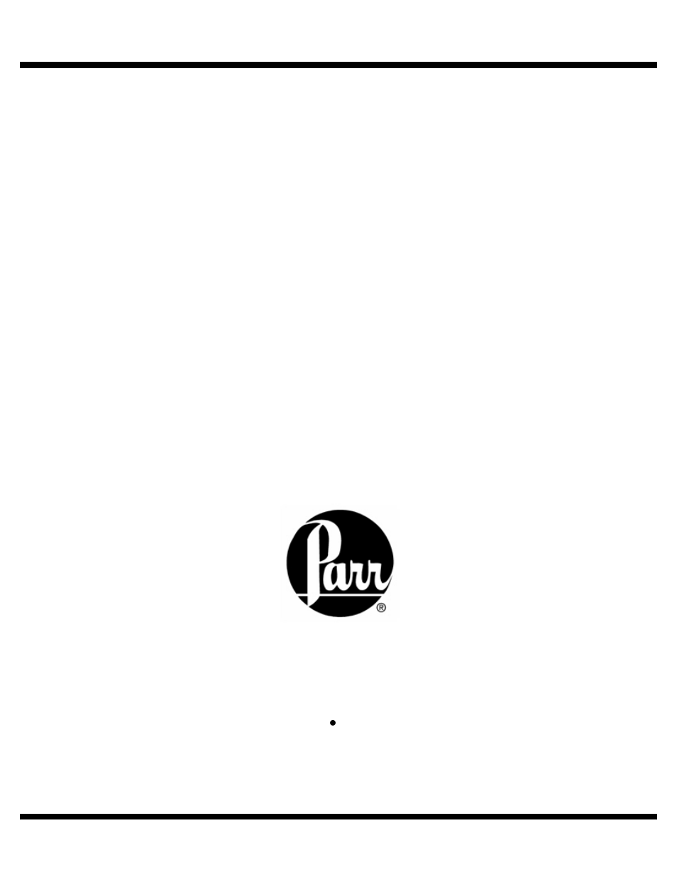 Parr instrument company | Parr Instrument 4857 User Manual | Page 38 / 38