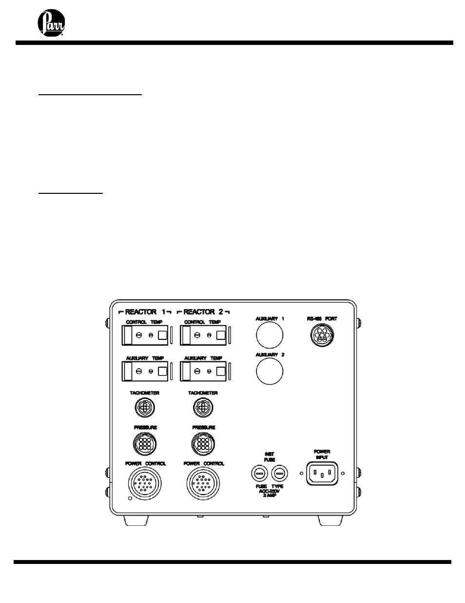 Installation | Parr Instrument 4857 User Manual | Page 7 / 38
