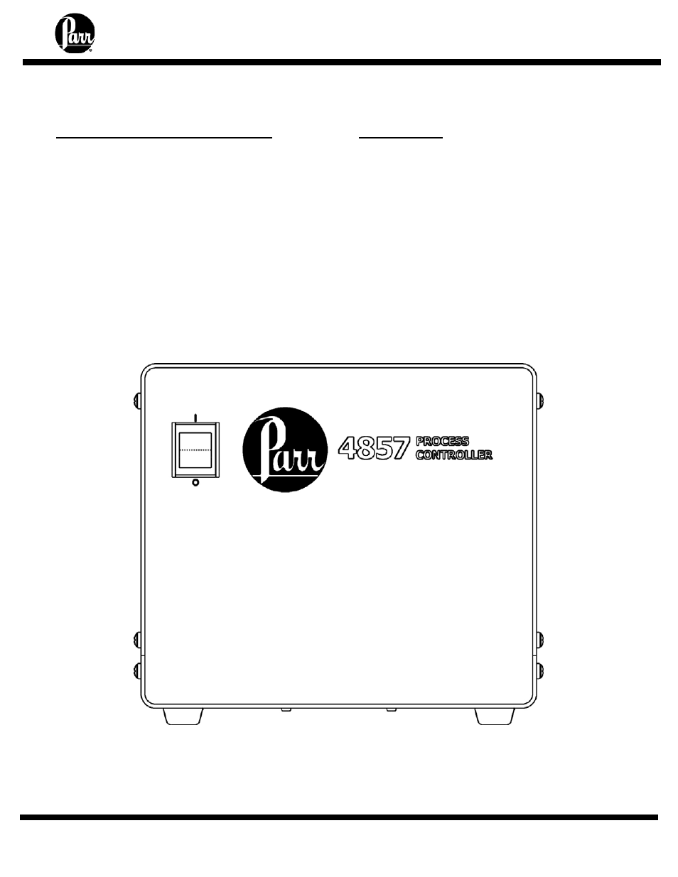Parr Instrument 4857 User Manual | Page 8 / 38