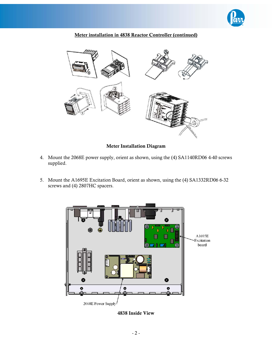 Parr Instrument PDM User Manual | Page 2 / 12