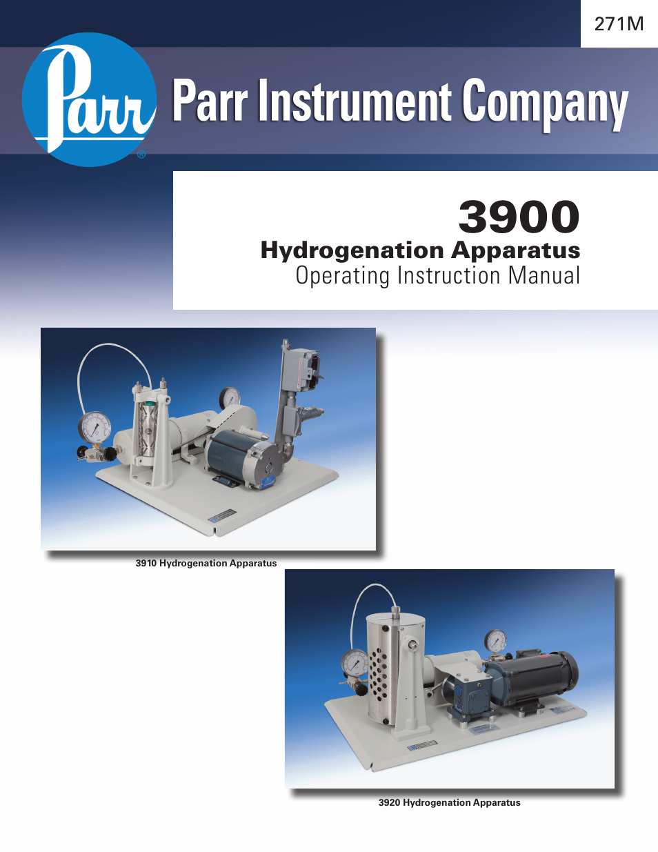 Parr Instrument Series 3900 User Manual | 36 pages