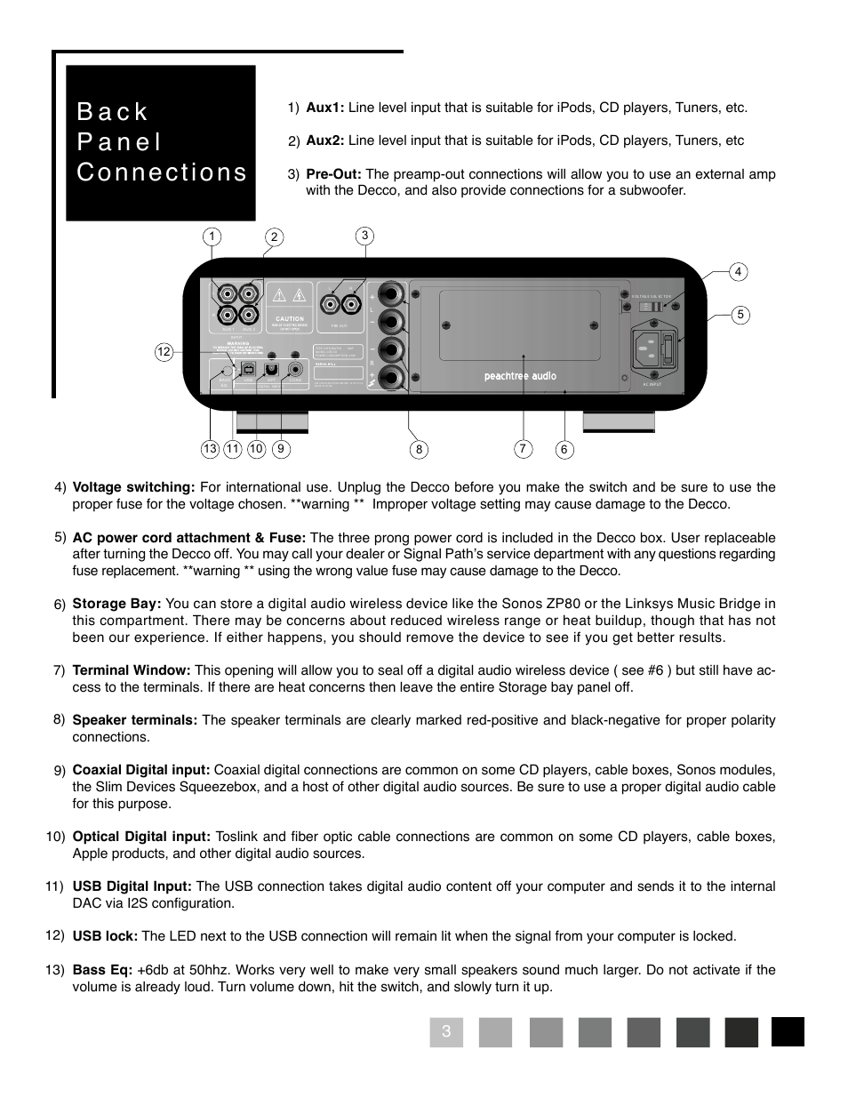 Peachtree Audio Decco User Manual | Page 5 / 10