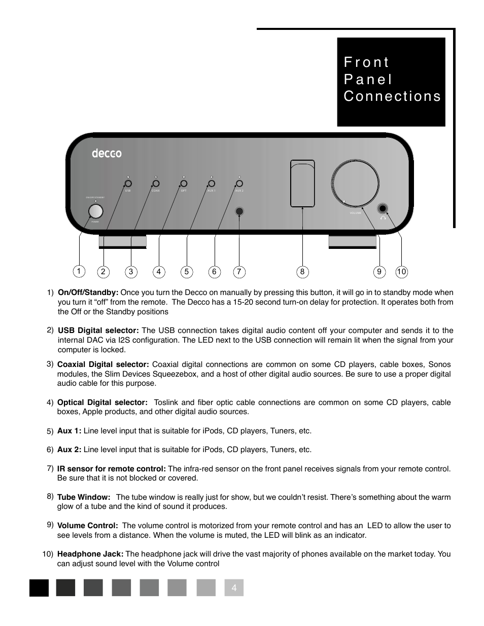 Peachtree Audio Decco User Manual | Page 6 / 10