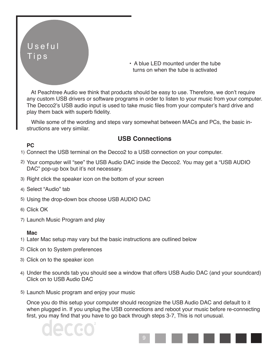 Peachtree Audio Decco2 User Manual | Page 12 / 16
