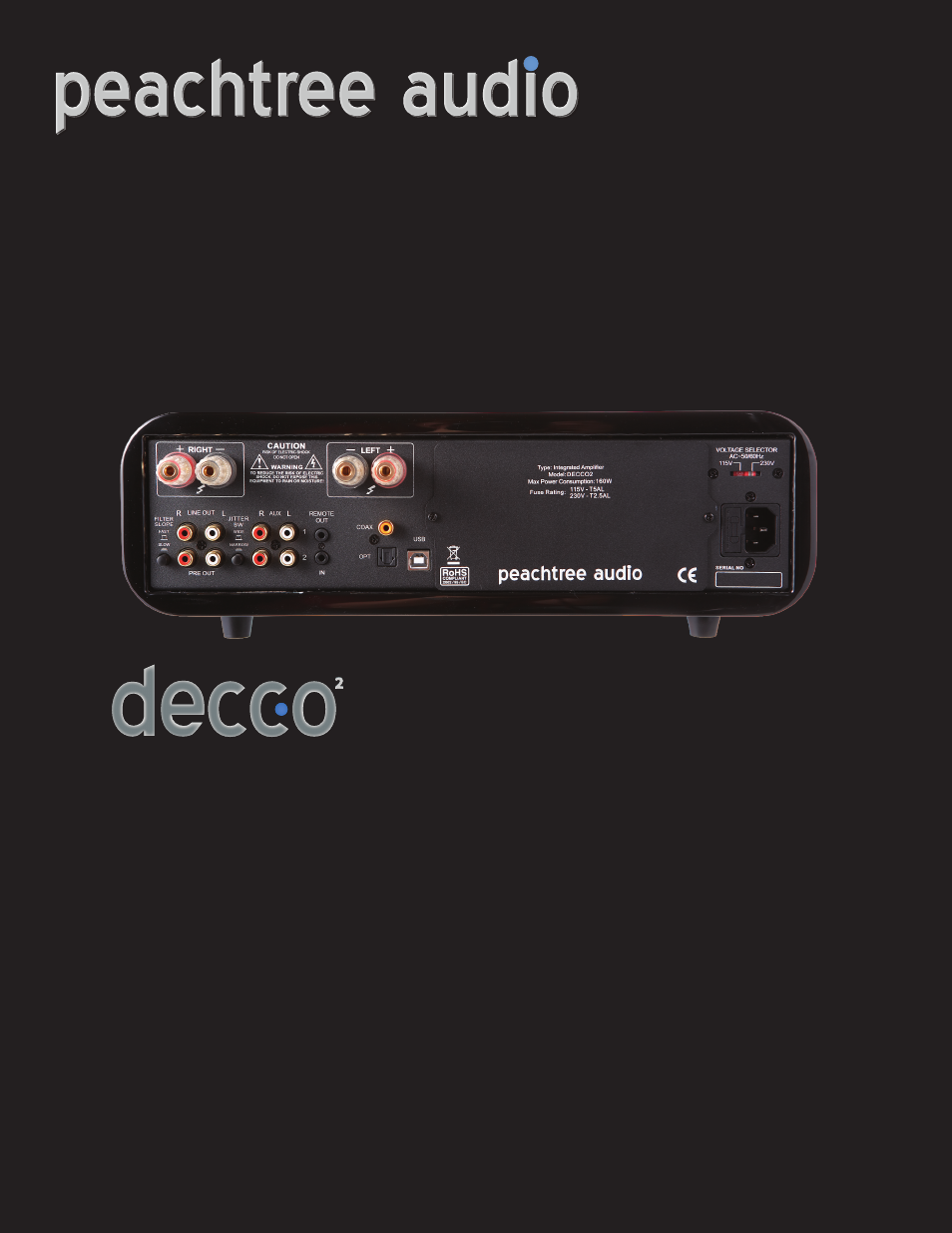 Peachtree Audio Decco2 User Manual | Page 16 / 16