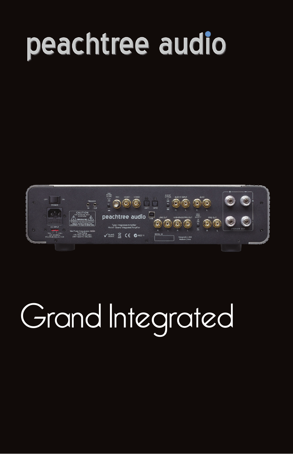 Peachtree Audio Grand Integrated User Manual | Page 17 / 17