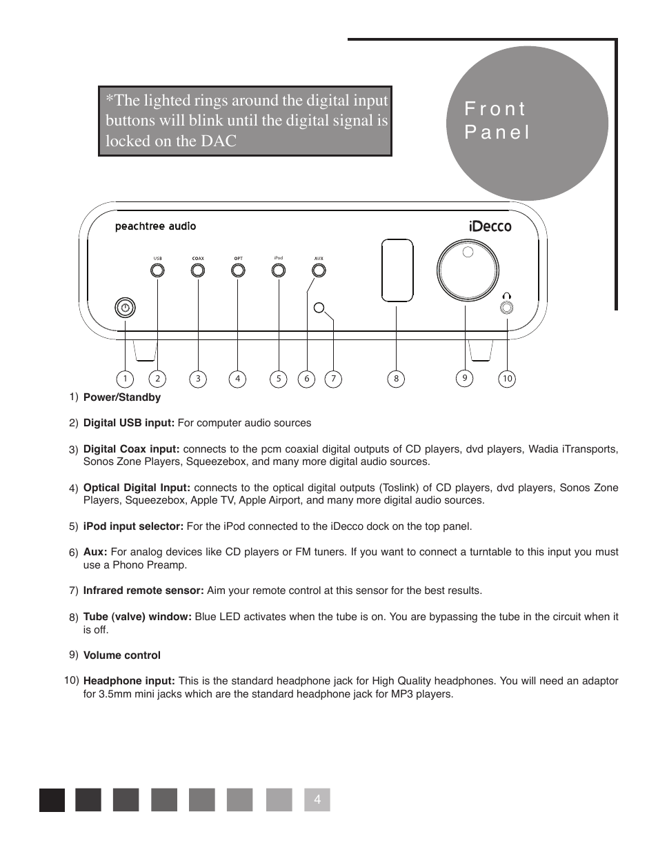 Peachtree Audio iDecco User Manual | Page 7 / 16