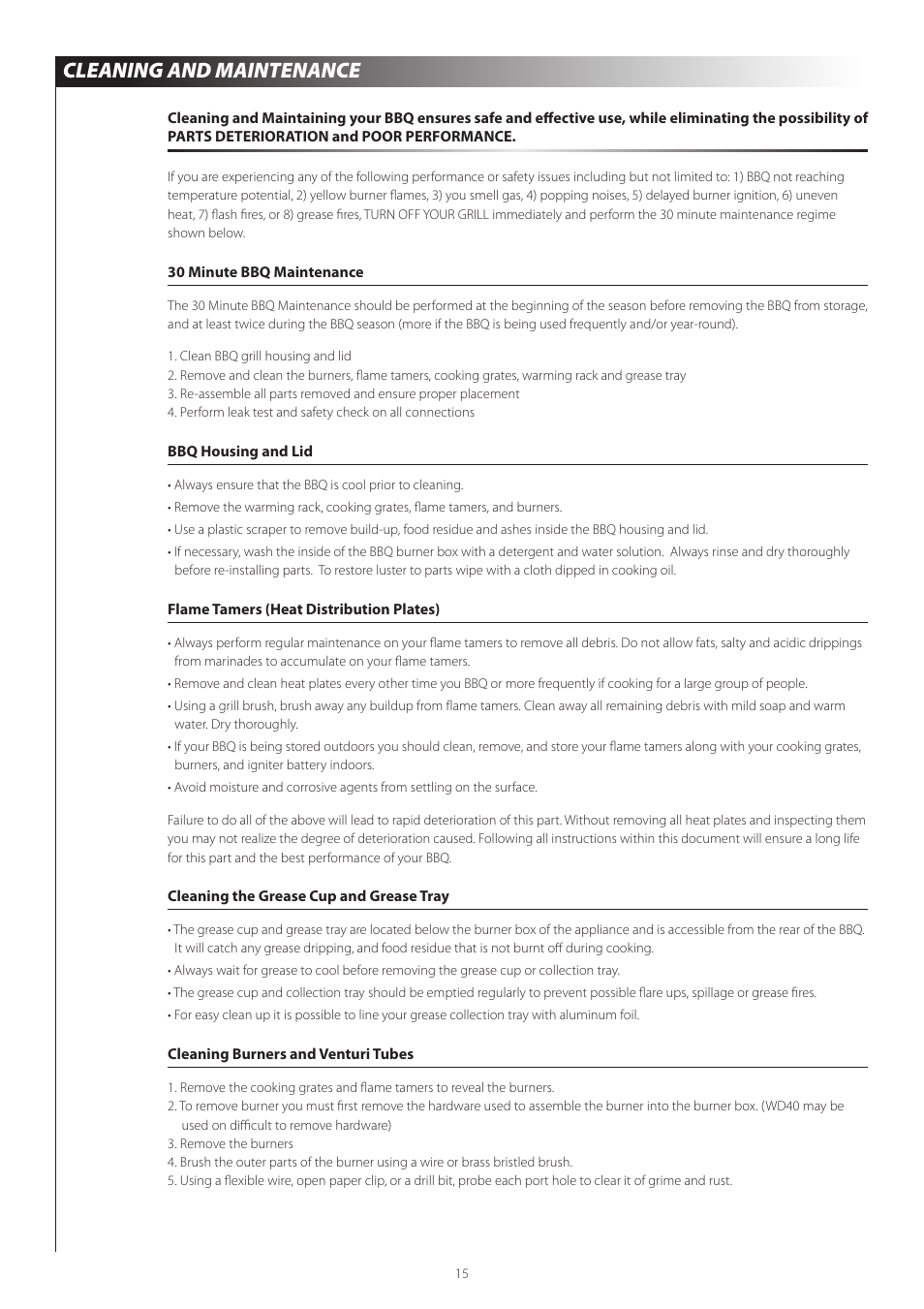 Cleaning and maintenance | Centro 03122008 EJ User Manual | Page 18 / 22