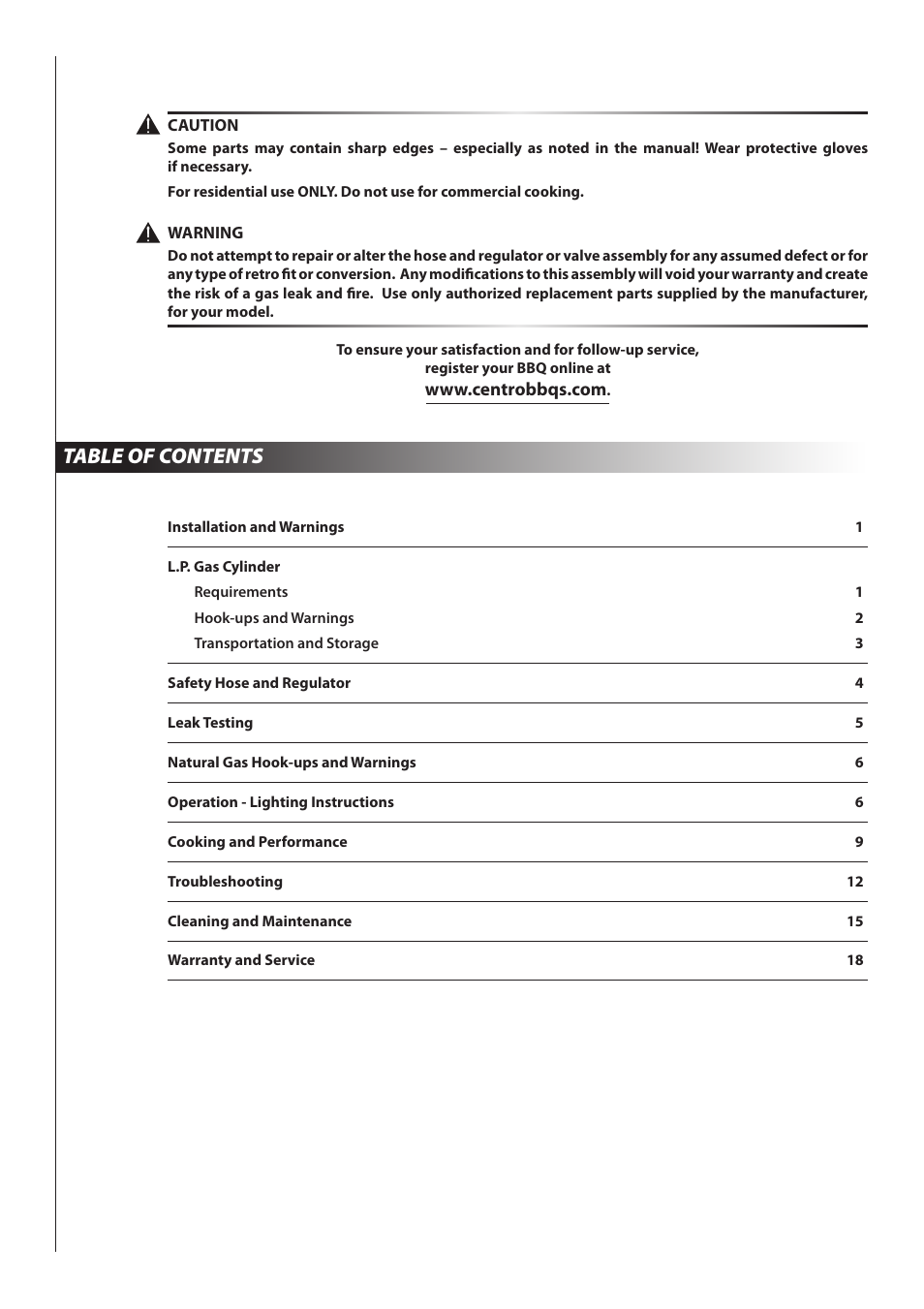 Centro 03122008 EJ User Manual | Page 3 / 22