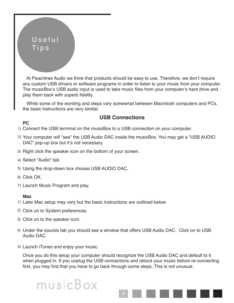Peachtree Audio musicBox User Manual | Page 10 / 16
