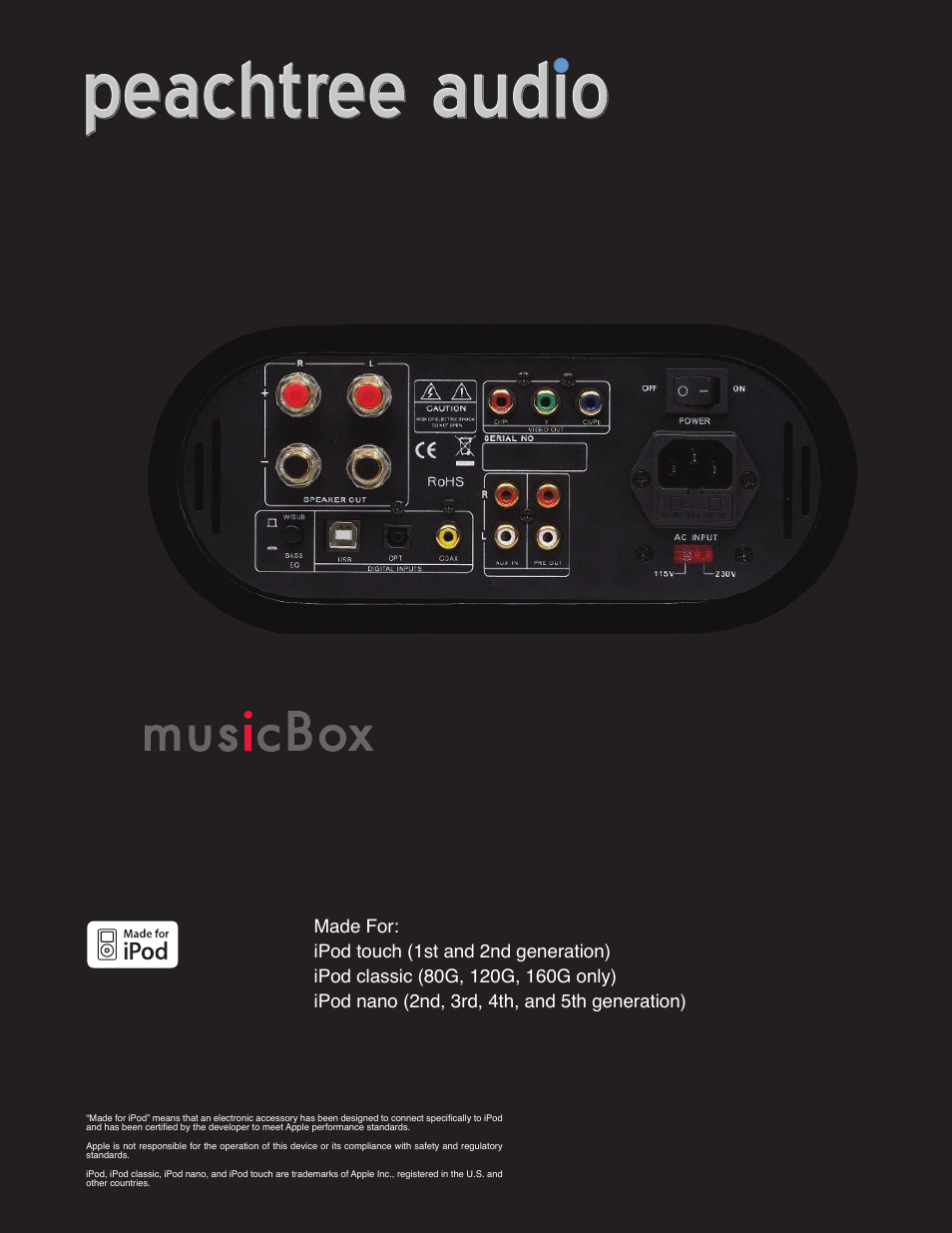 Peachtree Audio musicBox User Manual | Page 16 / 16
