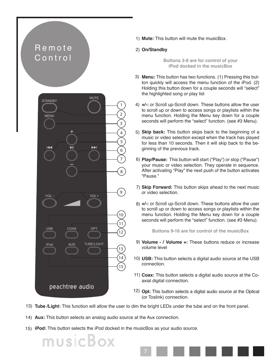 Peachtree Audio musicBox User Manual | Page 8 / 16