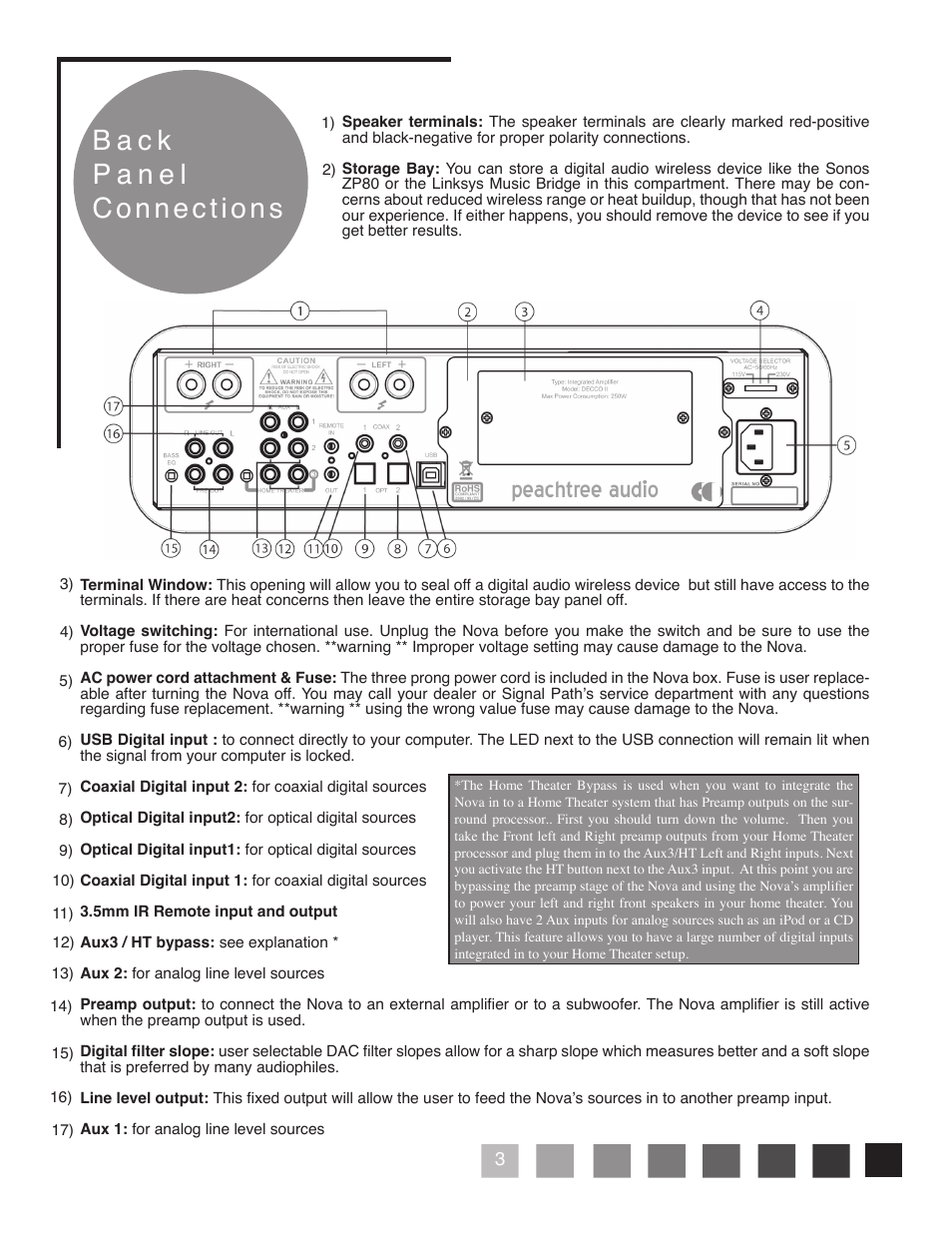 Peachtree Audio Nova User Manual | Page 6 / 12