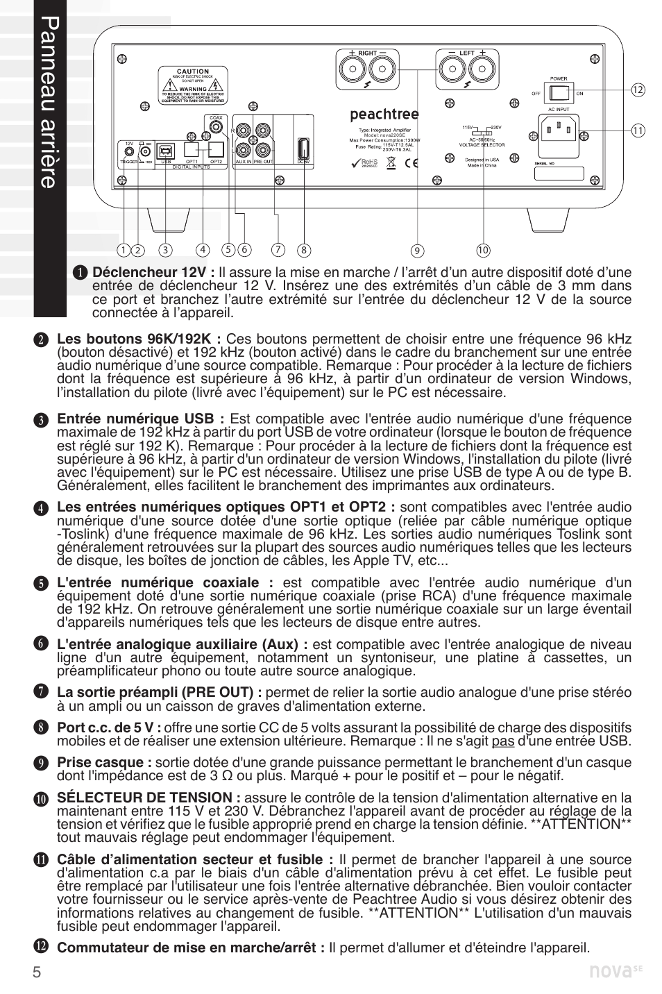 Peachtree Audio nova220SE User Manual | Page 18 / 48