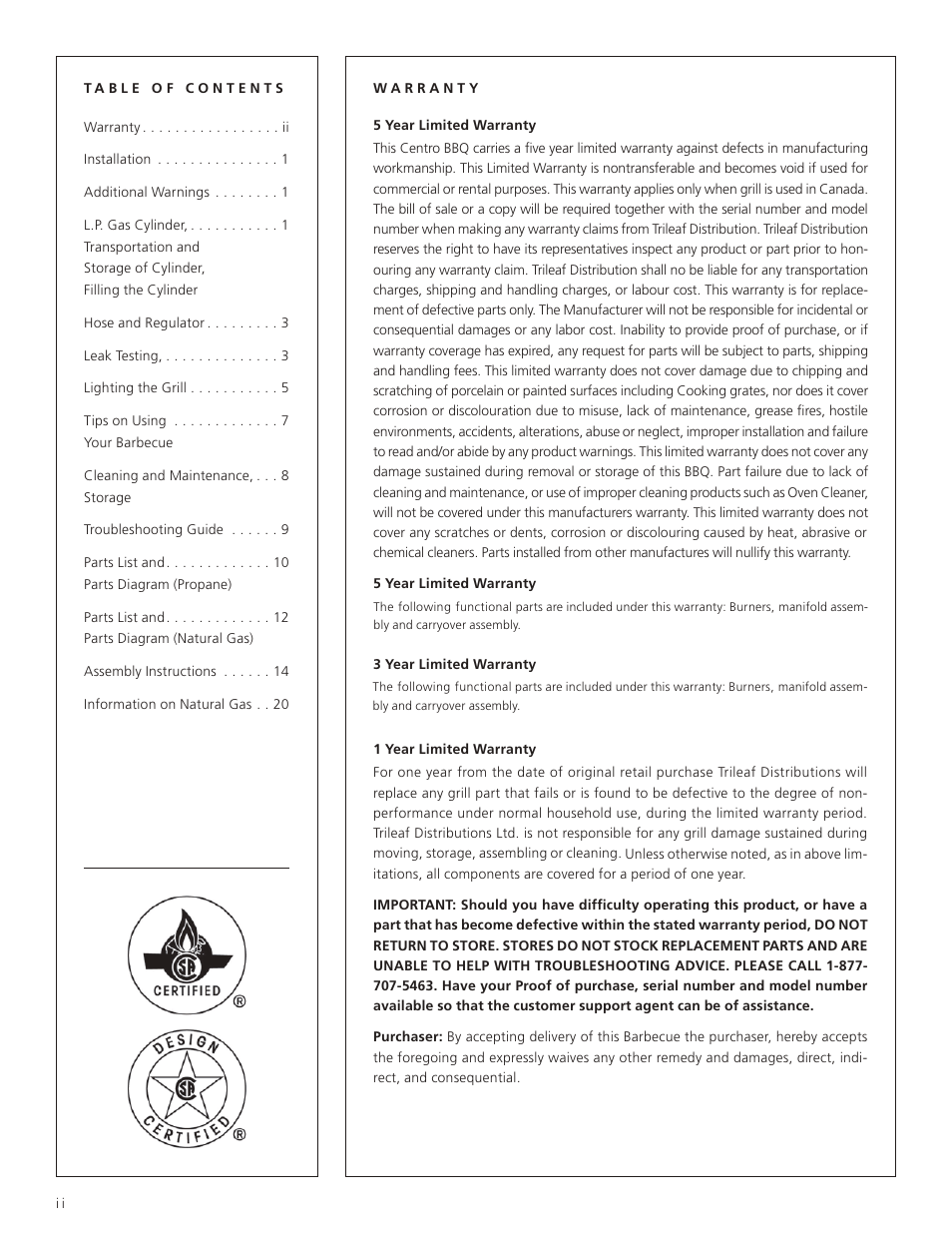 Centro 4000B User Manual | Page 2 / 24