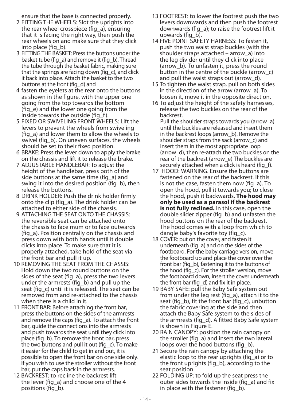 Peg-Perego Book Plus User Manual | Page 14 / 24