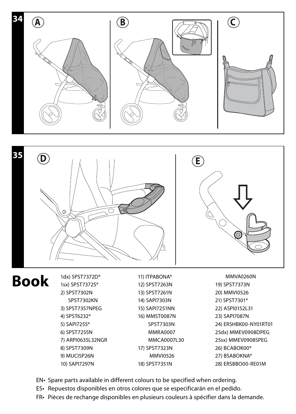 Book, Cb a | Peg-Perego Book User Manual | Page 13 / 28