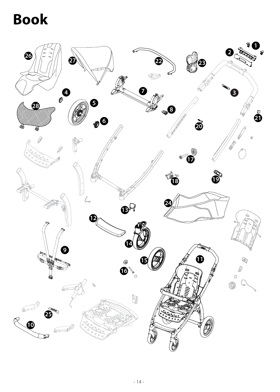 Book | Peg-Perego Book User Manual | Page 14 / 28