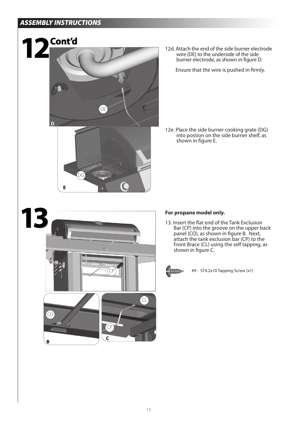 Cont’d | Centro G51202 User Manual | Page 15 / 19