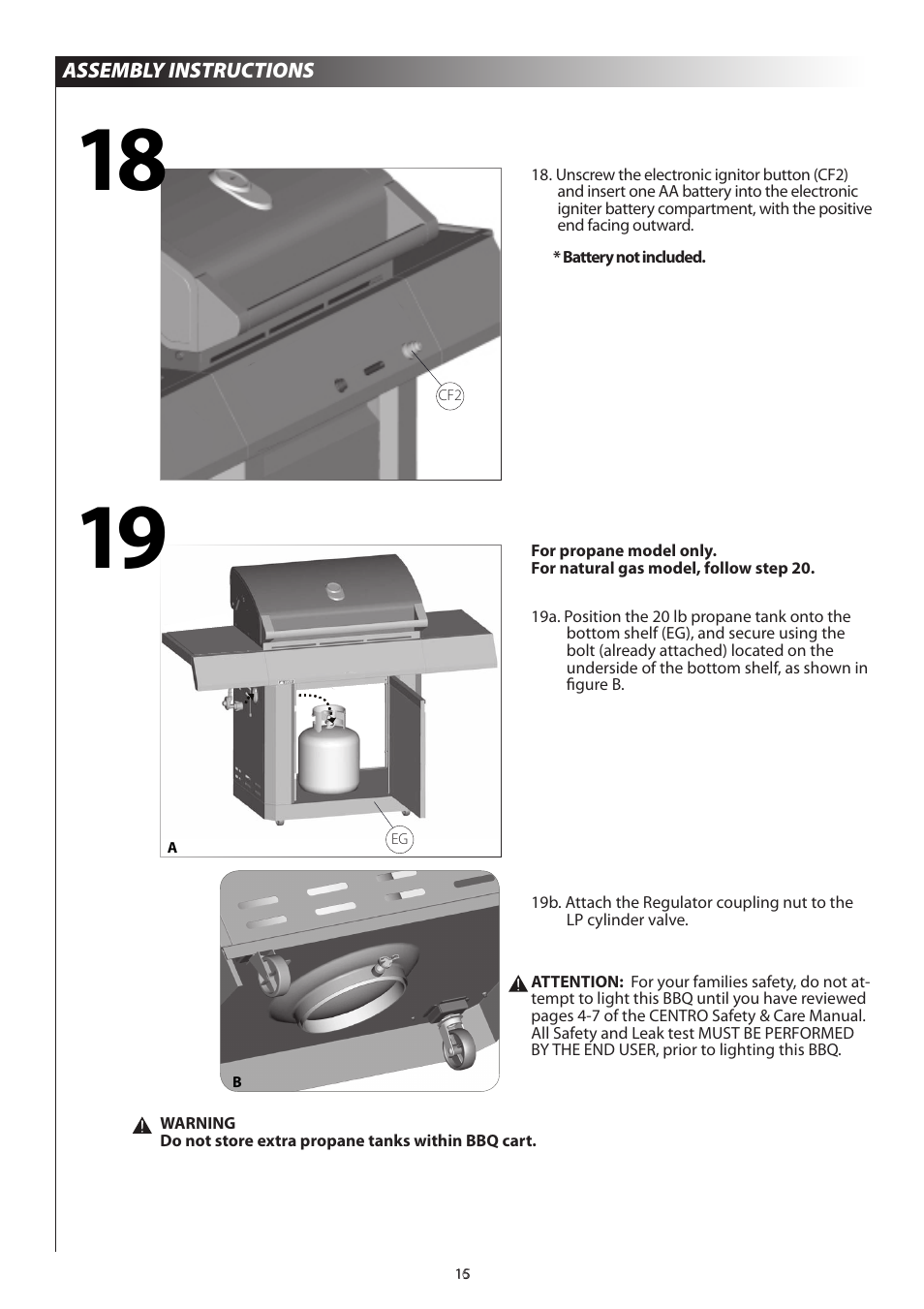 Centro G51202 User Manual | Page 18 / 19