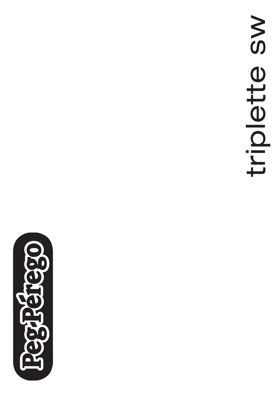 Peg-Perego Triplette SW Stroller Chassis User Manual | 20 pages