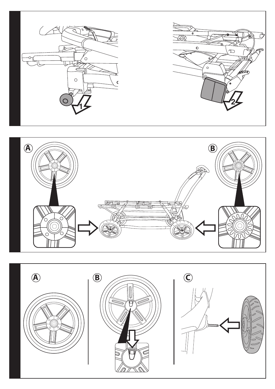 Peg-Perego Triplette SW Stroller Chassis User Manual | Page 2 / 20